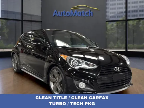 Black 2015 Hyundai VELOSTER Turbo for sale in Orem, UT