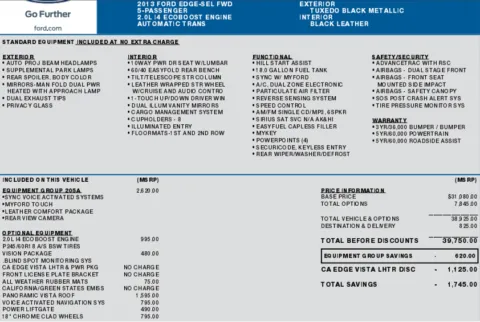 Photos of 2013 Ford Edge SEL for sale in Orem, UT at AutoMatch