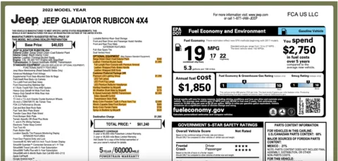 Photos of 2022 Jeep Gladiator Rubicon for sale in Orem, UT at AutoMatch