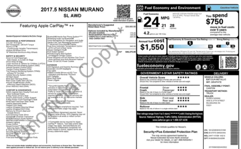 Photos of 2017 Nissan Murano SL for sale in Orem, UT at AutoMatch