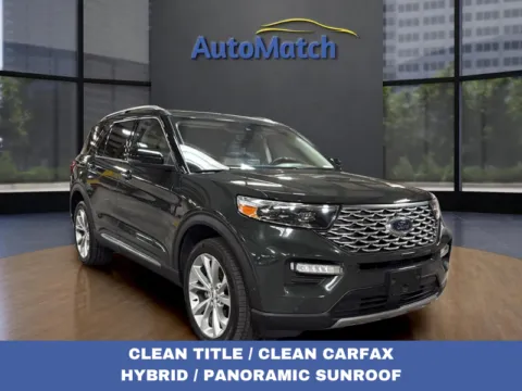 Green 2022 Ford Explorer Hybrid Platinum for sale in Orem, UT