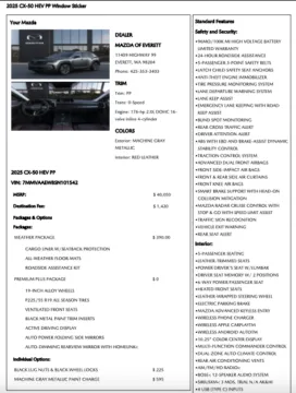 Photos of 2025 Mazda CX-50 Hybrid Premium Plus for sale in Orem, UT at AutoMatch