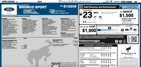 Photos of 2023 Ford Bronco Sport Badlands for sale in Orem, UT at AutoMatch