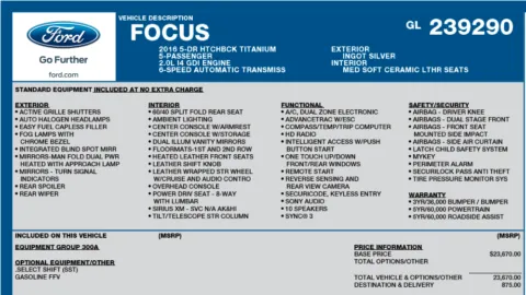 Photos of 2016 Ford Focus Titanium for sale in Orem, UT at AutoMatch