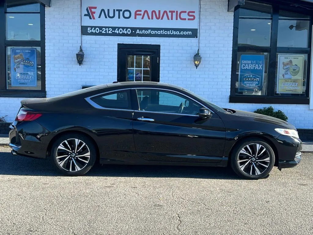 Black 2017 Honda Accord EX-L Coupe 2D for sale in Fredericksburg, VA