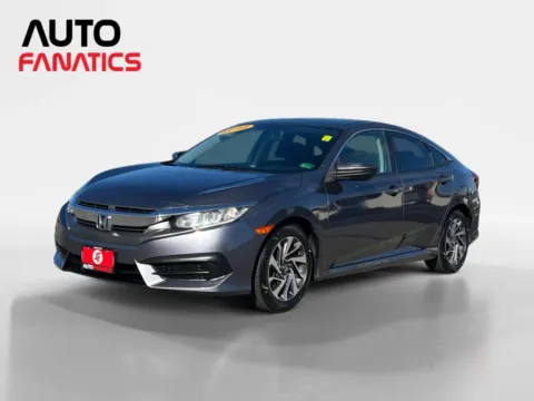 Gray 2018 Honda Civic EX Sedan 4D for sale in Fredericksburg, VA