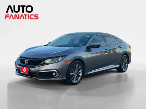 Gray 2020 Honda Civic EX Sedan 4D for sale in Fredericksburg, VA