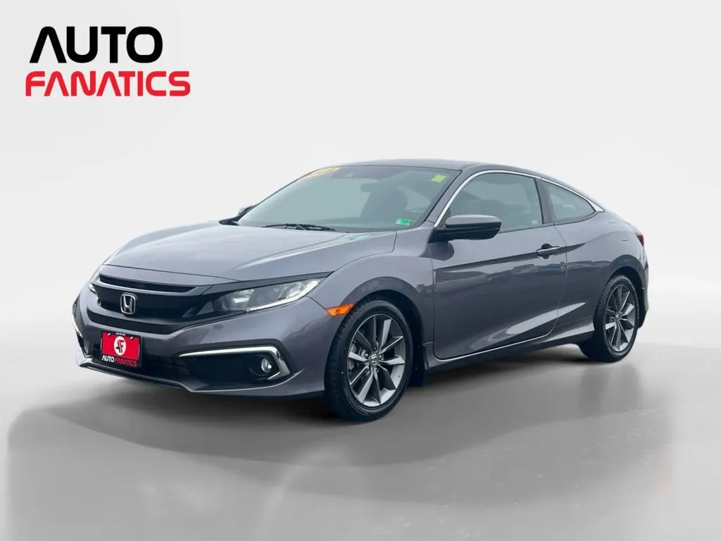 Gray 2019 Honda Civic EX Coupe 2D for sale in Fredericksburg, VA