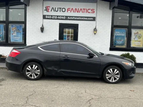 Black 2008 Honda Accord EX-L Coupe 2D for sale in Fredericksburg, VA