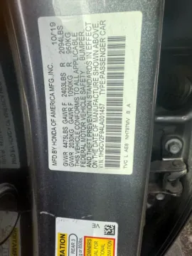 Another view of 2020 Honda Accord Touring Sedan 4D for sale in Fredericksburg, VA at Auto Fanatics