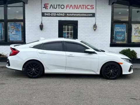White 2020 Honda Civic Si Sedan 4D for sale in Fredericksburg, VA