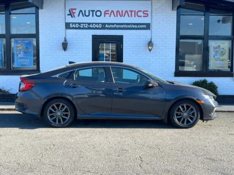 Blue 2020 Honda Civic EX Sedan 4D for sale in Fredericksburg, VA