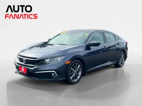 Blue 2020 Honda Civic EX Sedan 4D for sale in Fredericksburg, VA