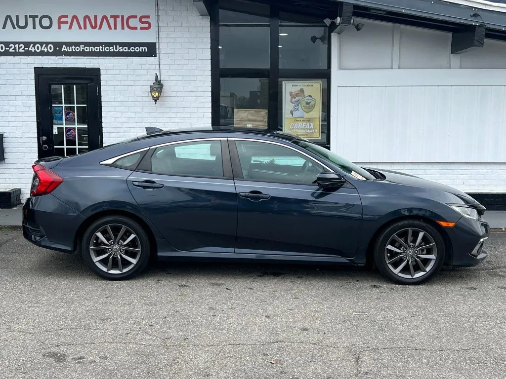 Blue 2020 Honda Civic EX Sedan 4D for sale in Fredericksburg, VA