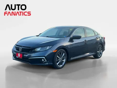 Blue 2020 Honda Civic EX Sedan 4D for sale in Fredericksburg, VA