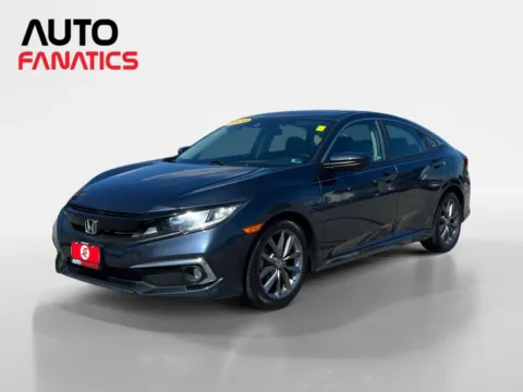 Blue 2020 Honda Civic EX Sedan 4D for sale in Fredericksburg, VA