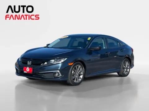 Blue 2019 Honda Civic EX Sedan 4D for sale in Fredericksburg, VA