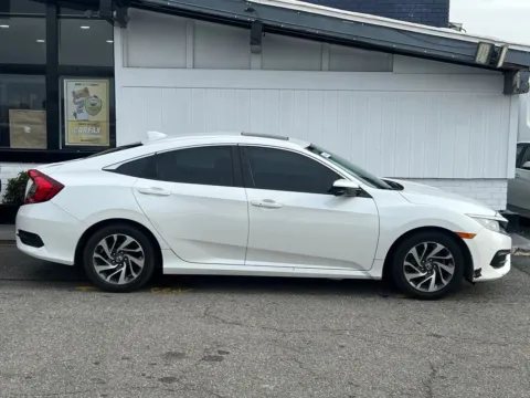 White 2017 Honda Civic EX Sedan 4D for sale in Fredericksburg, VA