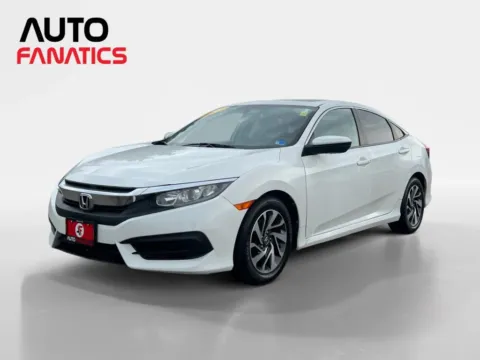 White 2017 Honda Civic EX Sedan 4D for sale in Fredericksburg, VA
