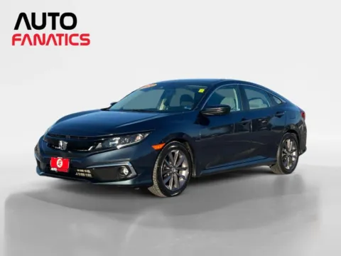 Blue 2020 Honda Civic EX Sedan 4D for sale in Fredericksburg, VA