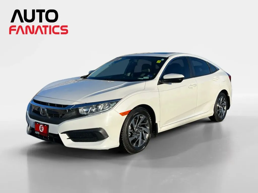 White 2018 Honda Civic EX Sedan 4D for sale in Fredericksburg, VA