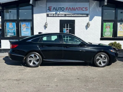 Black 2018 Honda Accord EX-L Sedan 4D for sale in Fredericksburg, VA