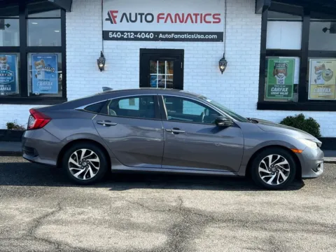 Black 2018 Honda Civic EX w/Honda Sensing Sedan 4D for sale in Fredericksburg, VA