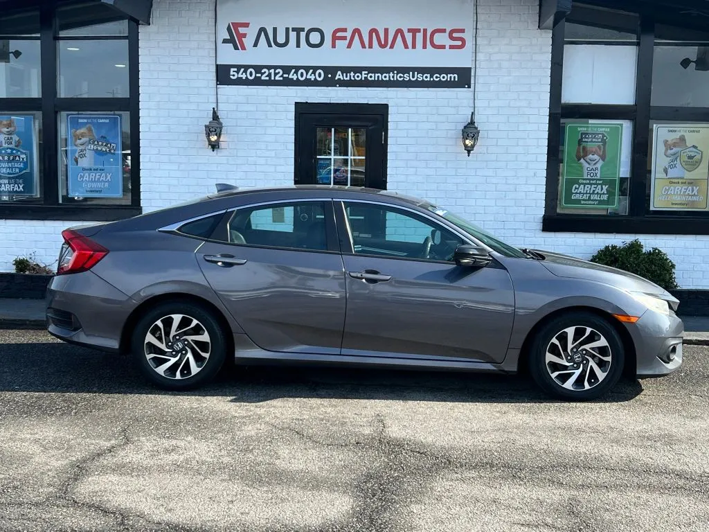 Black 2018 Honda Civic EX w/Honda Sensing Sedan 4D for sale in Fredericksburg, VA