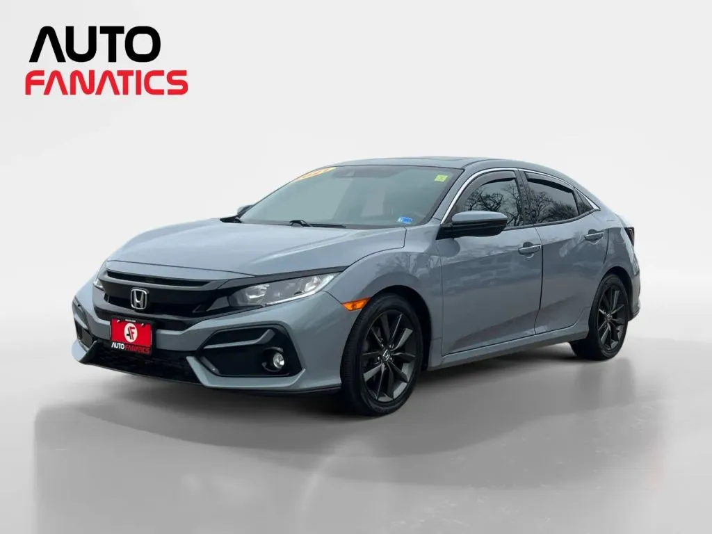 Gray 2021 Honda Civic EX Hatchback 4D for sale in Fredericksburg, VA