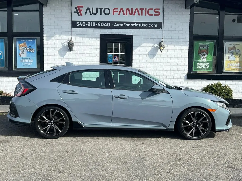 Blue 2017 Honda Civic Sport Touring Hatchback 4D for sale in Fredericksburg, VA