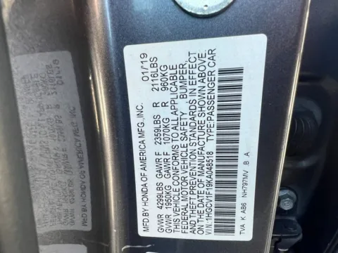 Another view of 2019 Honda Accord LX Sedan 4D for sale in Fredericksburg, VA at Auto Fanatics