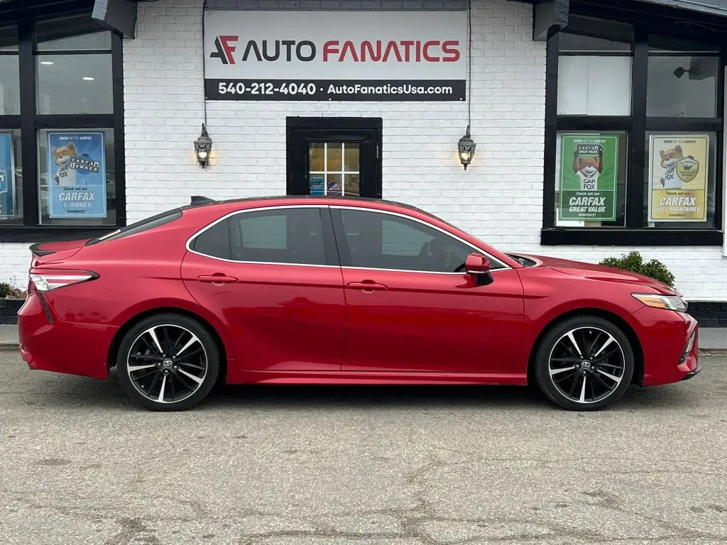 Red 2019 Toyota Camry XSE Sedan 4D for sale in Fredericksburg, VA