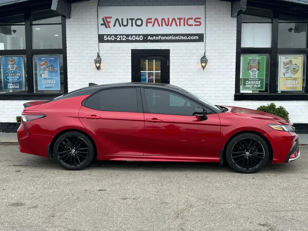 Red 2021 Toyota Camry XSE Sedan 4D for sale in Fredericksburg, VA