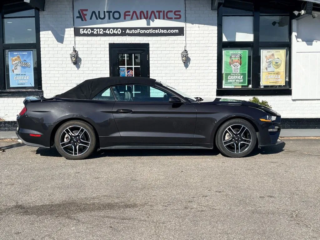 Gray 2022 Ford Mustang EcoBoost Premium Convertible 2D for sale in Fredericksburg, VA