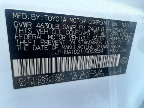 Another view of 2018 Lexus IS 300 Sedan 4D for sale in Fredericksburg, VA at Auto Fanatics