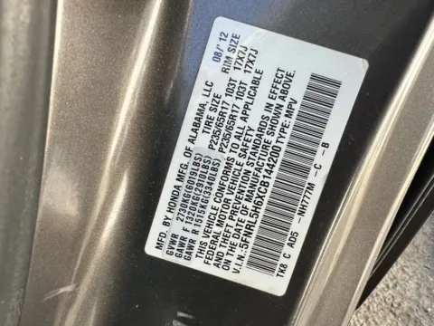 Another view of 2012 Honda Odyssey EX-L Minivan 4D for sale in Fredericksburg, VA at Auto Fanatics