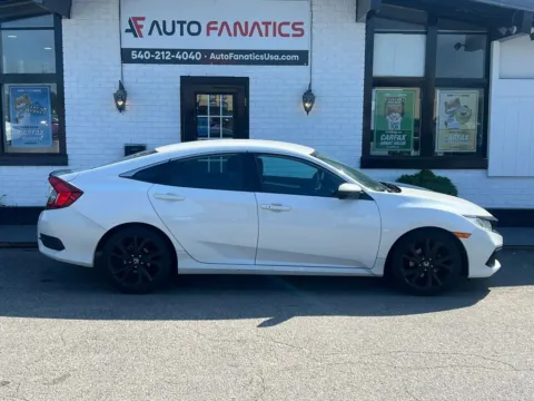 White 2021 Honda Civic Sport Sedan 4D for sale in Fredericksburg, VA