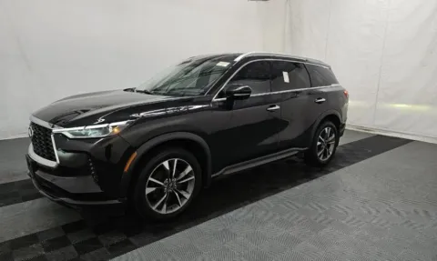 Black 2023 INFINITI QX60 LUXE Sport Utility 4D for sale in Fredericksburg, VA