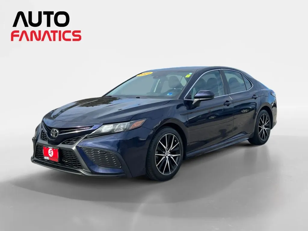 Blue 2021 Toyota Camry SE Sedan 4D for sale in Fredericksburg, VA