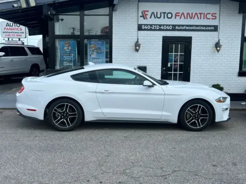 White 2022 Ford Mustang EcoBoost Coupe 2D for sale in Fredericksburg, VA