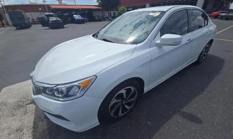 White 2017 Honda Accord EX-L Sedan 4D for sale in Fredericksburg, VA