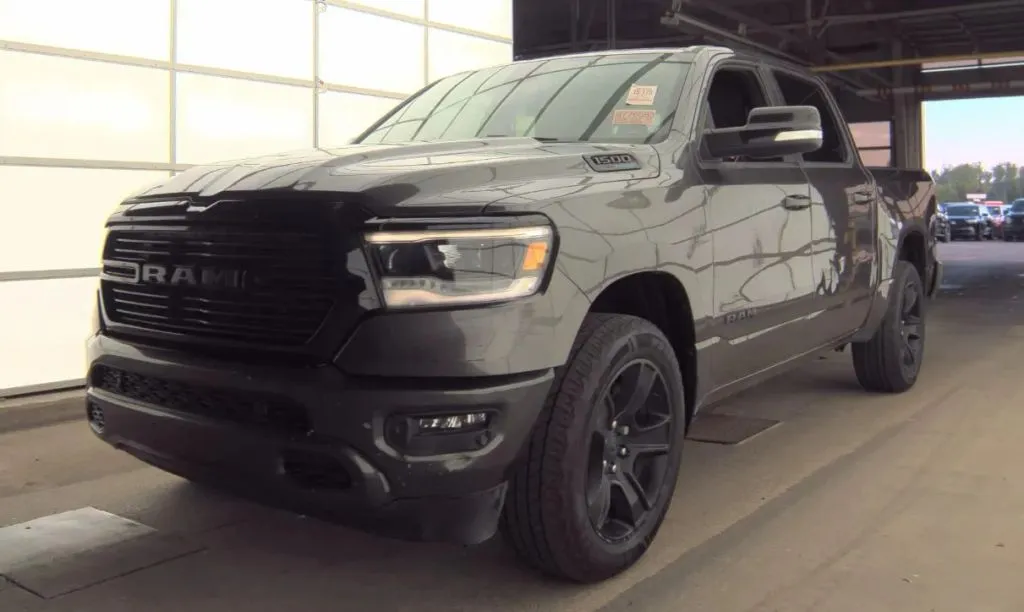 Gray 2021 Ram 1500 Crew Cab Big Horn Pickup 4D 5 1/2 ft for sale in Fredericksburg, VA