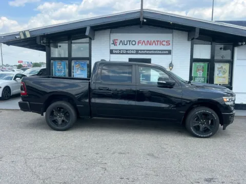 Black 2021 Ram 1500 Crew Cab Big Horn Pickup 4D 5 1/2 ft for sale in Fredericksburg, VA