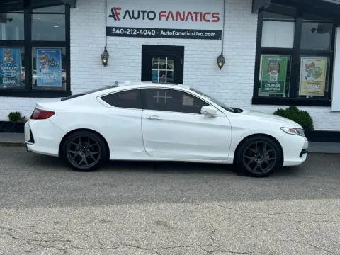White 2017 Honda Accord EX-L Coupe 2D for sale in Fredericksburg, VA