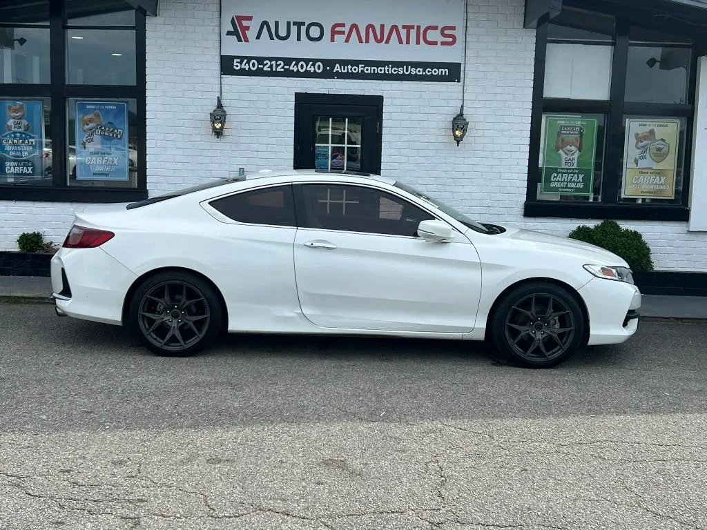 White 2017 Honda Accord EX-L Coupe 2D for sale in Fredericksburg, VA