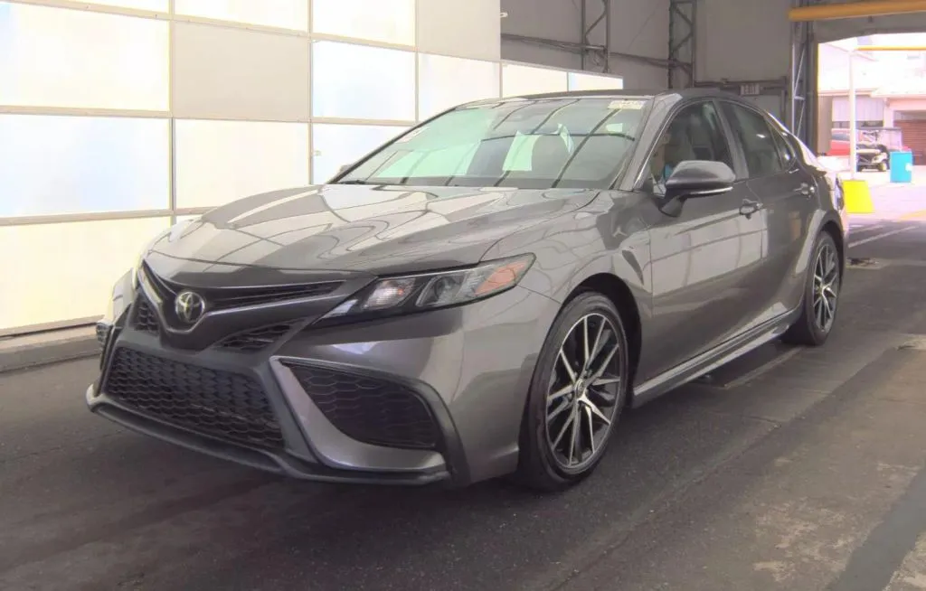 Gray 2021 Toyota Camry SE Sedan 4D for sale in Fredericksburg, VA