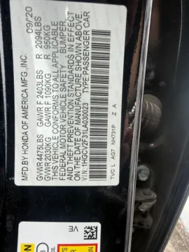Another view of 2020 Honda Accord Sport Sedan 4D for sale in Fredericksburg, VA at Auto Fanatics