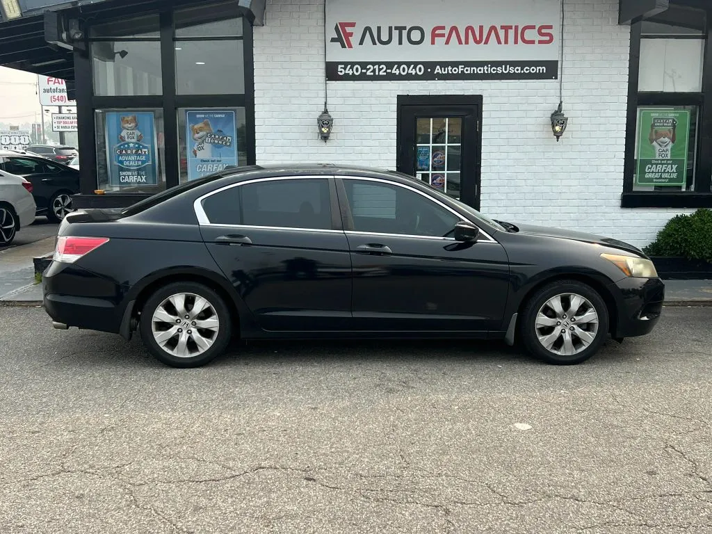 Black 2008 Honda Accord EX-L Sedan 4D for sale in Fredericksburg, VA