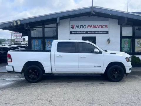 White 2020 Ram 1500 Crew Cab Big Horn Pickup 4D 5 1/2 ft for sale in Fredericksburg, VA
