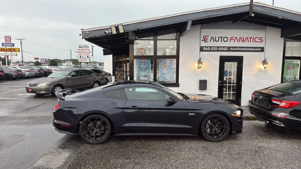 Blue 2021 Ford Mustang GT Premium Coupe 2D for sale in Fredericksburg, VA